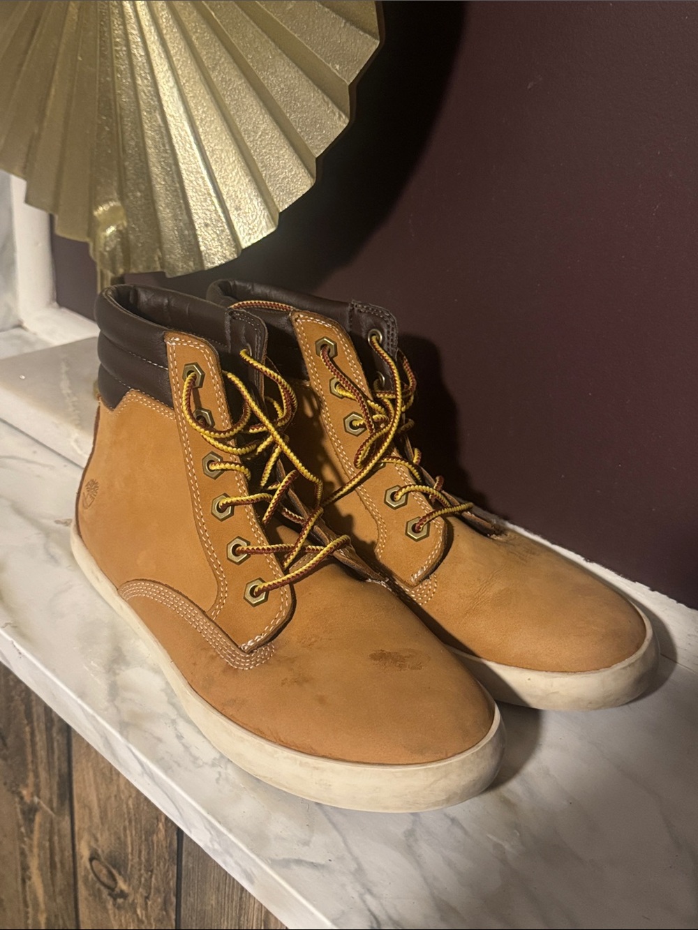 Timberland Wheat/Tan Men’s Lace-Up Work-Style Boots